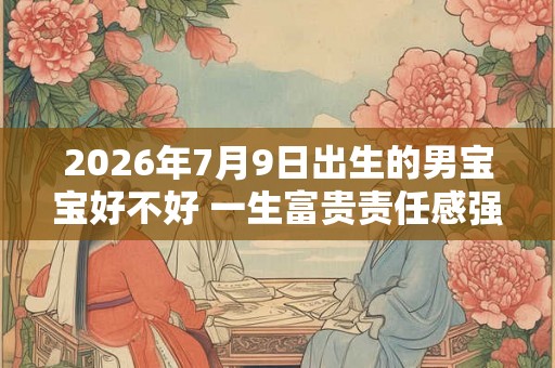 2026年7月9日出生的男宝宝好不好 一生富贵责任感强