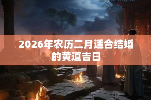 2026年农历二月适合结婚的黄道吉日