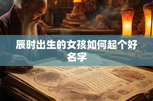 辰时出生的女孩如何起个好名字