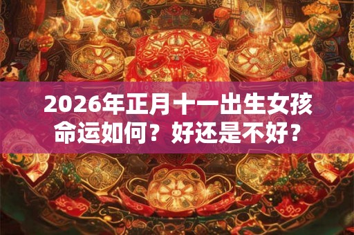 2026年正月十一出生女孩命运如何？好还是不好？