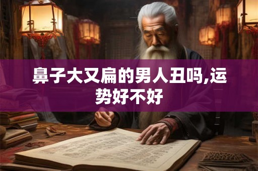 鼻子大又扁的男人丑吗,运势好不好 鼻子大又扁的男人丑吗,运势好不好