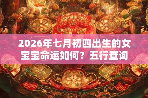 2026年七月初四出生的女宝宝命运如何？五行查询