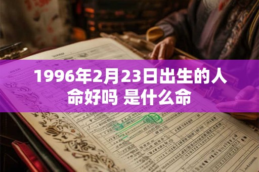 1996年2月23日出生的人命好吗 是什么命
