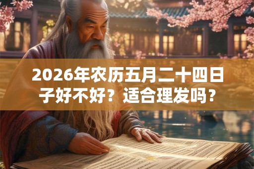 2026年农历五月二十四日子好不好？适合理发吗？