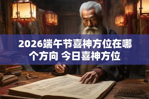 2026端午节喜神方位在哪个方向 今日喜神方位