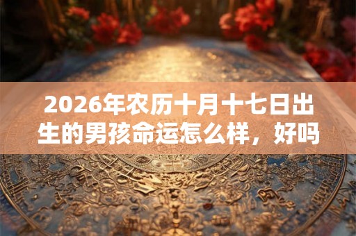 2026年农历十月十七日出生的男孩命运怎么样，好吗？