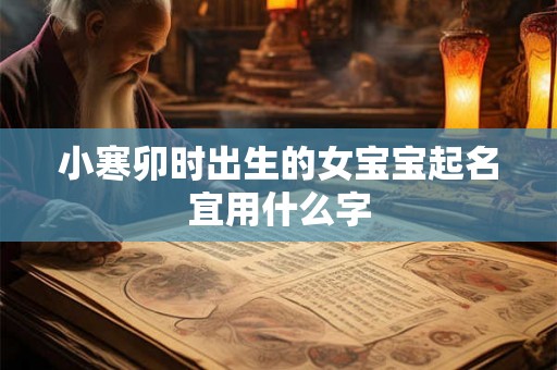 小寒卯时出生的女宝宝起名宜用什么字