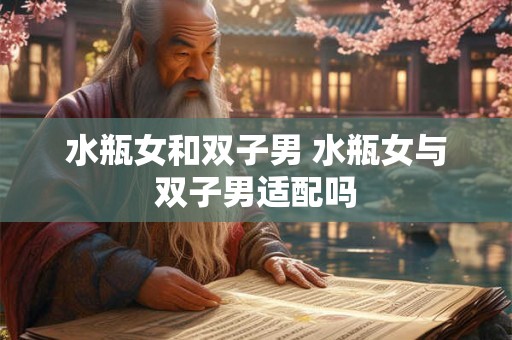 水瓶女和双子男 水瓶女与双子男适配吗