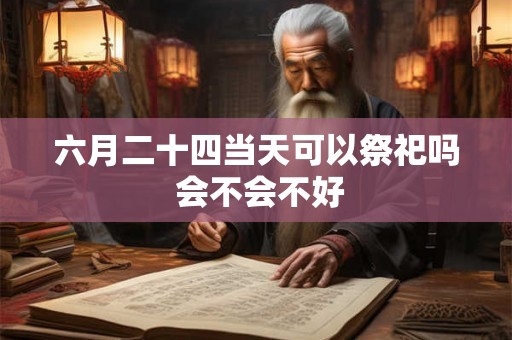 六月二十四当天可以祭祀吗 会不会不好 六月二十四当天可以祭祀吗 会不会不好