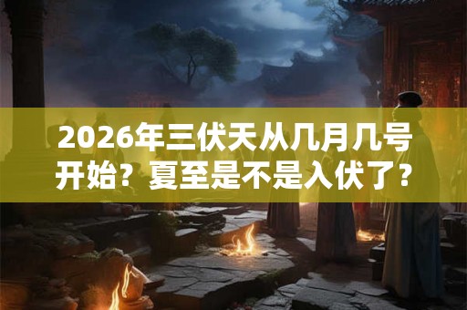 2026年三伏天从几月几号开始？夏至是不是入伏了？