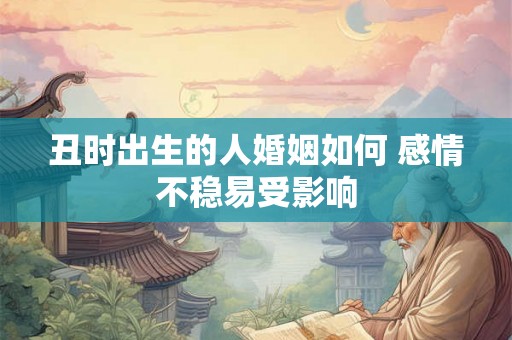 丑时出生的人婚姻如何 感情不稳易受影响