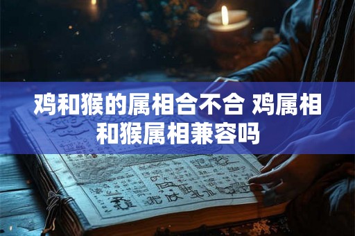 鸡和猴的属相合不合 鸡属相和猴属相兼容吗