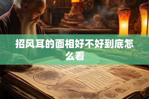 招风耳的面相好不好到底怎么看