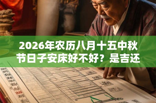 2026年农历八月十五中秋节日子安床好不好？是吉还是凶？