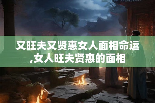 又旺夫又贤惠女人面相命运,女人旺夫贤惠的面相