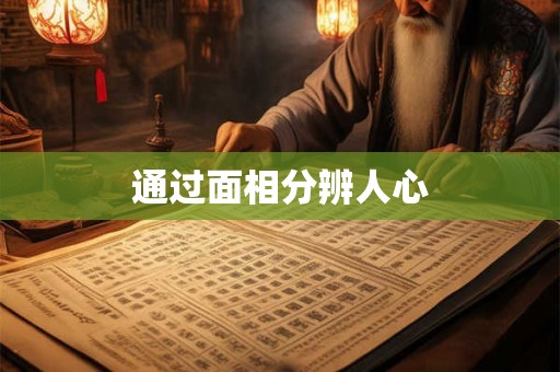通过面相分辨人心 通过面相分辨人心