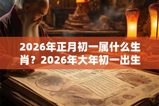 2026年正月初一属什么生肖？2026年大年初一出生好不好？