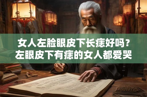 女人左脸眼皮下长痣好吗？左眼皮下有痣的女人都爱哭吗？