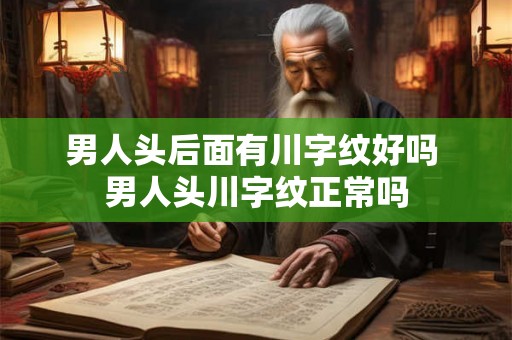 男人头后面有川字纹好吗 男人头川字纹正常吗
