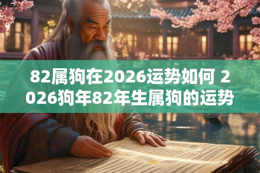 82属狗在2026运势如何 2026狗年82年生属狗的运势如何
