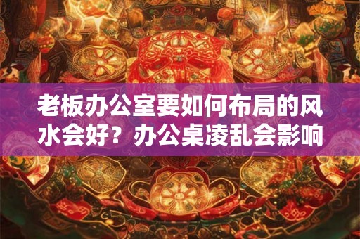 老板办公室要如何布局的风水会好？办公桌凌乱会影响工作的效率吗？