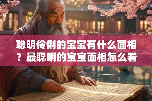 聪明伶俐的宝宝有什么面相？最聪明的宝宝面相怎么看？
