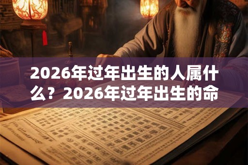 2026年过年出生的人属什么?2026年过年出生的命运如何? 2026年过年出生的人属什么?2026年过年出生的命运如何?