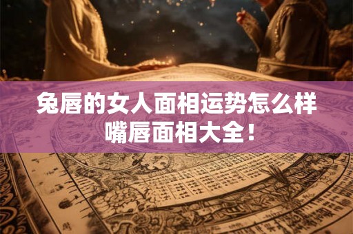 兔唇的女人面相运势怎么样 嘴唇面相大全！