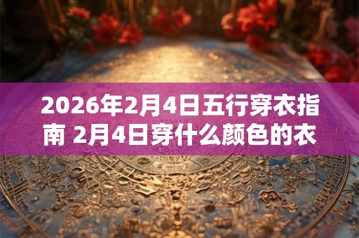 2026年2月4日五行穿衣指南 2月4日穿什么颜色的衣服
