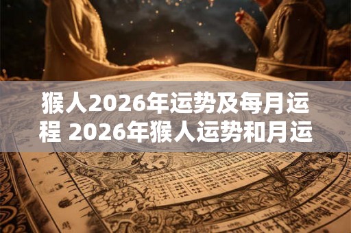 猴人2026年运势及每月运程 2026年猴人运势和月运如何