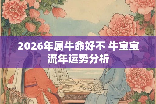 2026年属牛命好不 牛宝宝流年运势分析 2026年属牛命好不 牛宝宝流年运势分析
