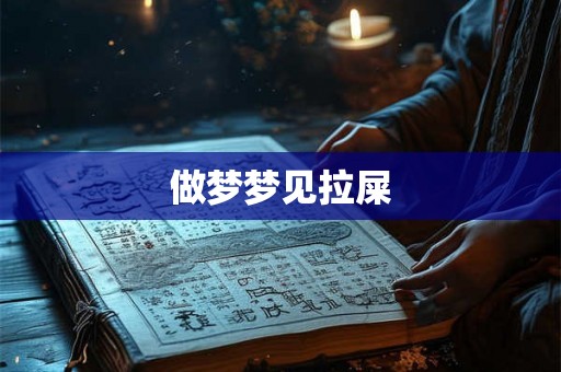 做梦梦见拉屎