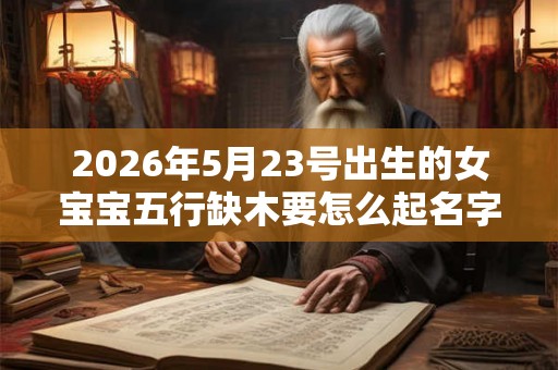2026年5月23号出生的女宝宝五行缺木要怎么起名字 2026年5月23号出生的女宝宝五行缺木要怎么起名字