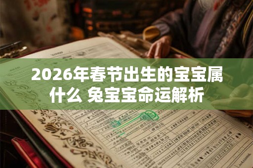 2026年春节出生的宝宝属什么 兔宝宝命运解析