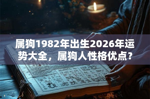 属狗1982年出生2026年运势大全，属狗人性格优点？