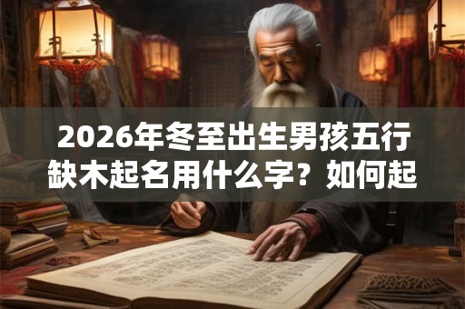 2026年冬至出生男孩五行缺木起名用什么字？如何起名？