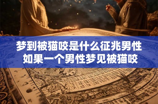 梦到被猫咬是什么征兆男性 如果一个男性梦见被猫咬那么这是什么征兆呢