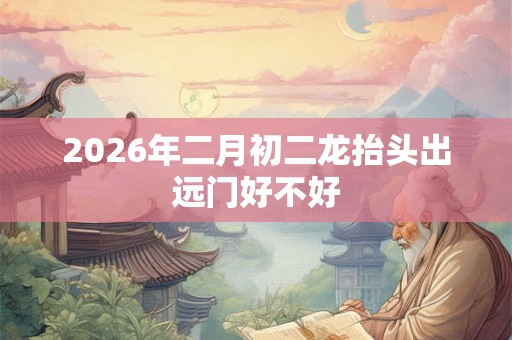 2026年二月初二龙抬头出远门好不好