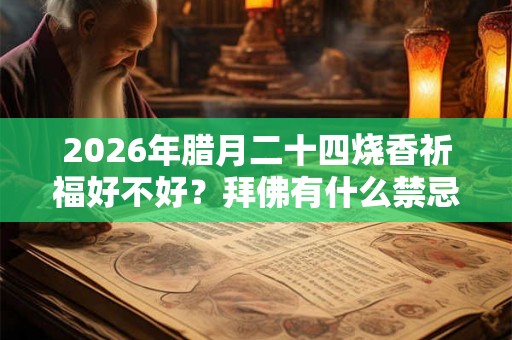 2026年腊月二十四烧香祈福好不好?拜佛有什么禁忌? 2026年腊月二十四烧香祈福好不好?拜佛有什么禁忌?