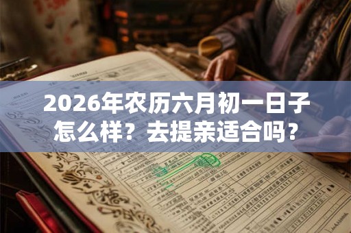 2026年农历六月初一日子怎么样？去提亲适合吗？