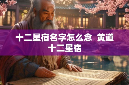 十二星宿名字怎么念 黄道十二星宿 十二星宿名字怎么念 黄道十二星宿