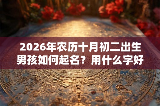 2026年农历十月初二出生男孩如何起名?用什么字好? 2026年农历十月初二出生男孩如何起名?用什么字好?