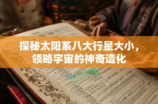 探秘太阳系八大行星大小，领略宇宙的神奇造化