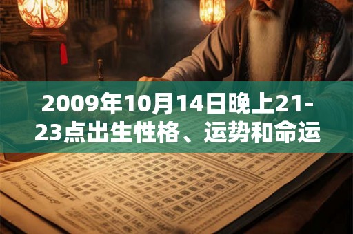 2009年10月14日晚上21-23点出生性格、运势和命运