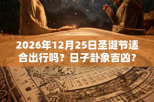 2026年12月25日圣诞节适合出行吗？日子卦象吉凶？