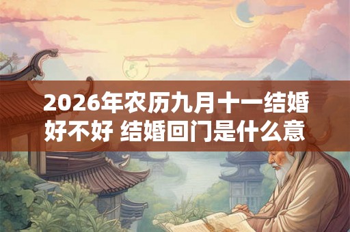 2026年农历九月十一结婚好不好 结婚回门是什么意思