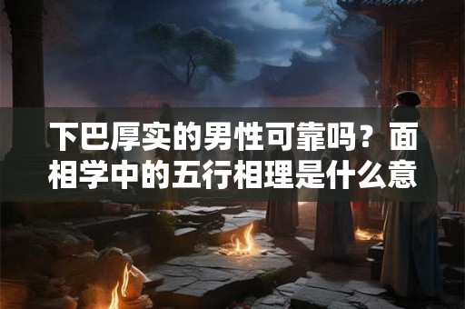 下巴厚实的男性可靠吗？面相学中的五行相理是什么意思？