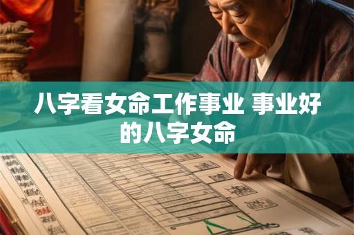 八字看女命工作事业 事业好的八字女命 八字看女命工作事业 事业好的八字女命