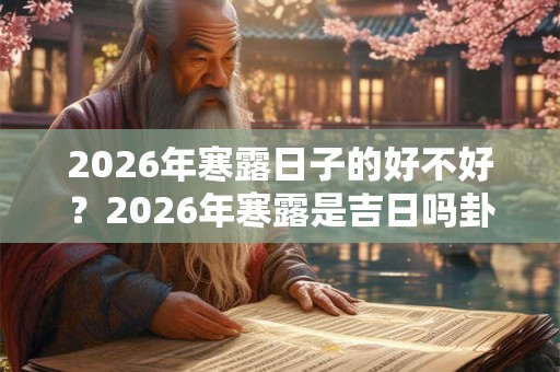 2026年寒露日子的好不好？2026年寒露是吉日吗卦象如何？