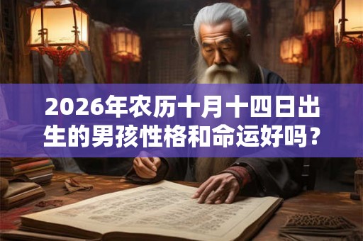 2026年农历十月十四日出生的男孩性格和命运好吗？